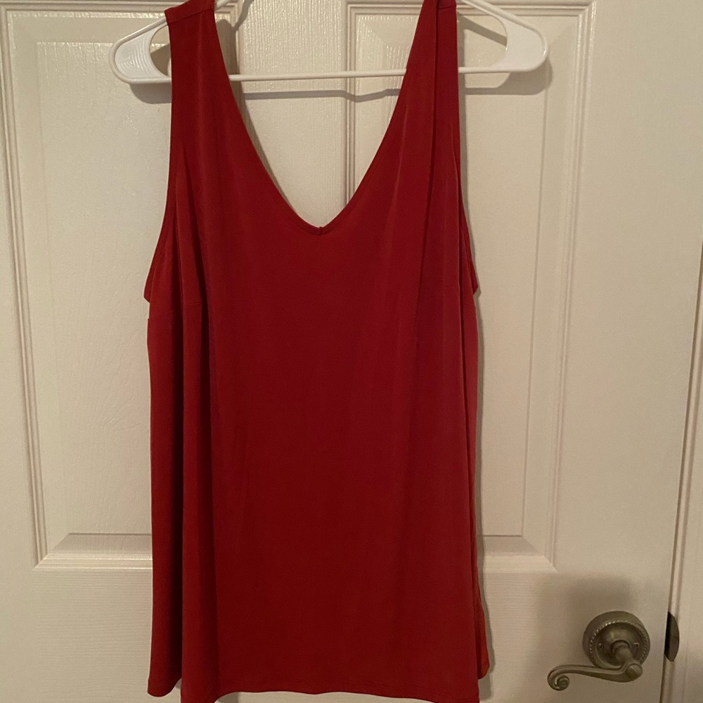 Torrid size 1 dark rusty rose color tunic